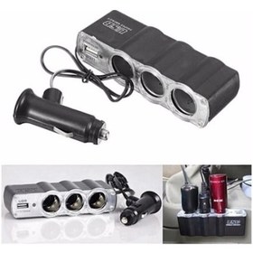 Resim Eraks Car Accesorıes Araç Oto Çakmak Çoğaltıcı 3 Port+1 Usb 