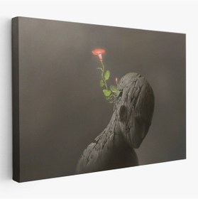 Resim Es10 Özel Tasarım Zıtlık Ve Hayal Gücü Temalı Dekoratif Kanvas Tablo-3684 (95 x 165) 