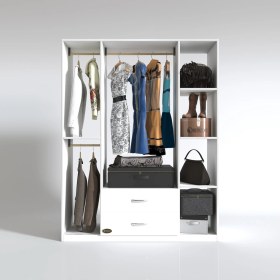 Resim Kenzlife giysi dolabı orhan 175*120*40 byz gardırop 2 çekmeceli 