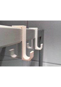 Resim Çerçeveli Duşakabinlere Özel Askı 2 Adet Bej 