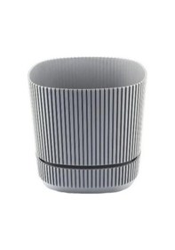 Resim Omnipazar Krs-244 Pera Kare Dekoratif Kaktus Sukulent Saksı 4,6 Litre No 4 Gri 