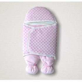 Resim Organik Pamuk Bebek Kundak 17zbkundakkıztopcikliayaklı 