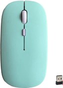 Resim TezMax Hometech Alfa 11BT 10.9" Uyumlu Kablosuz Bluetooth Pilli Optik Mouse - Yeşil 