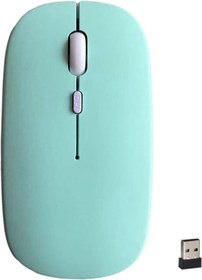 Resim TezMax Hometech Alfa 11BT 10.9" Uyumlu Kablosuz Bluetooth Pilli Optik Mouse - Yeşil 
