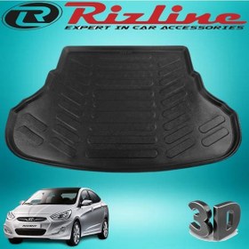 Resim Accent Blue 3D Bagaj Havuzu Paspası 2011-2018 Arası Rizline N11.12377 