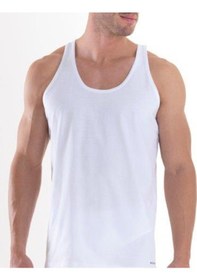 Resim Blackspade Erkek Atlet 2'Li Paket Loose Fit 9225 - Beyaz 
