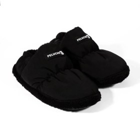 Resim Lotto Peluche 2025 Siyah Erkek Ev Ayakkabısı Panduf 