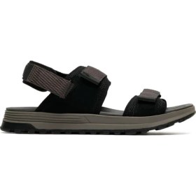 Resim Clarks %82 Polyester, %18 Inek Derisi Siyah Erkek Sandalet Atl Trek River 