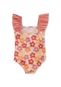 Resim Neopy Uv Korumalı Askılı Mayo Kız Bebek Yüzücü Mayo 5107 Krem Krem 