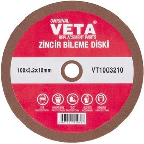Resim Veta Vt1003210 Zincir Bileme Diski 100X3.2X10Mm - Zb85 