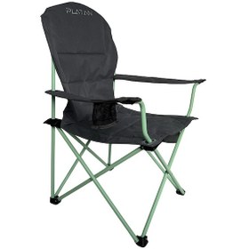 Resim Platan Chair Ones-ll Katlanır Kamp Piknik Sandalyesi - Koltuğu XL Gri 