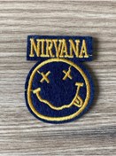 Resim StüdyoÜmitTişört Nirvana Patch,Peç,arma,Kot Yaması 