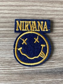 Resim StüdyoÜmitTişört Nirvana Patch,Peç,arma,Kot Yaması 
