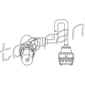 Resim TOPRAN 205680001 Krank Devir Sensörü (Opel: Vectra A 2.0I 16V) 