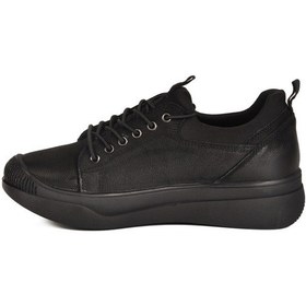 Resim Siyah Nubuk Hakiki Deri Kadın Casual Ayakkabı 2551701k Z Siyah Nubuk 