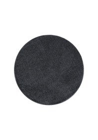 Resim Yuvarlak Yumuşak Kısa Havlı Modern Halı Düz Gri Renkli Halı 