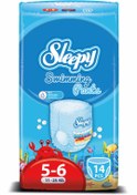 Resim Sleepy Mayo Külot Bez 5-6 Beden 11-25 kg XLarge 14'lü 