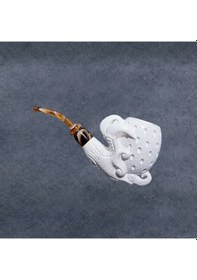Resim Yunar Asvorel 9mm. Filtreli Akrilik Saplı Lületaşı Pipo 14003m 