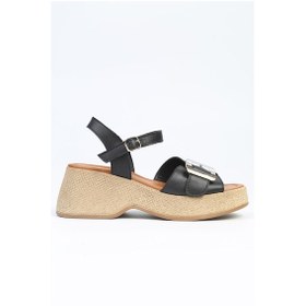 Resim Pierre Cardin Pc-7209- 3807 Siyah-kadın Dolgu Topuklu Ayakkabı 001 