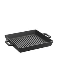 Resim Lava 26x26 CM Metal Kulplu Döküm Izgara Tava 