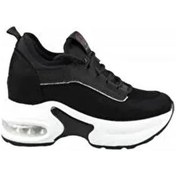 Resim Guja 24k300-2 Gizli Dolgu Taş Detaylı Kadın Spor Ayakkabı Siyah 