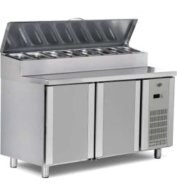 Resim Empero EMP.150.70.01-PS Pizza Salata Buzdolabı 2 Kapılı 300 L 