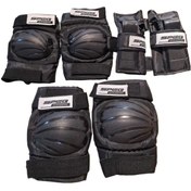 Resim Forte Gt NBYC 971 Speq Genç Yetişkin Bisiklet Dizlik Dirseklik Koruma Seti 