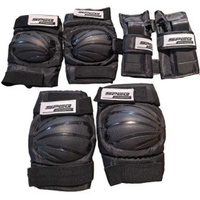 Resim Forte Gt NBYC 971 Speq Genç Yetişkin Bisiklet Dizlik Dirseklik Koruma Seti 