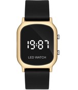 Resim Aqua Di Polo 1987 Unisex Siyah Silikon Dijital Led Kol Saati Apwr032602 