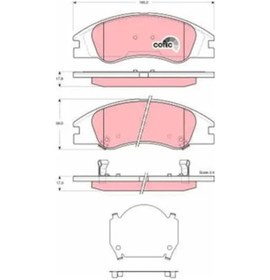 Resim Kia Cerato On Fren Balatasi 1.6 2004-2012 Trw Gdb3367 