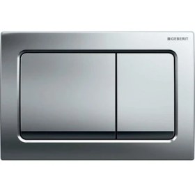 Resim Geberit ALPHA30 Kumanda Paneli, 2 Kademeli Deşarj Için, Parlak Krom - 115.055.21.1 