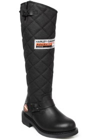 Resim Harley Davidson Lastik Tabanlı Deri Bot 