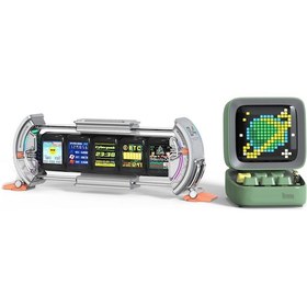 Resim Divoom Ditoo Pro Yeşil Bluetooth Hoparlör + Times Gate Dijital Led Ekran 