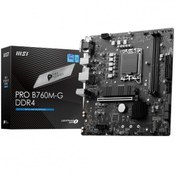 Resim MSI PRO B760M-G DDR4 DDR4 HDMI-DP PCIE 4.0 1 00p mATX 