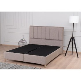 Resim Kilim Mobilya Gold Therapy Sandıklı Baza Ve Başlık Seti Kahverengi ( Yatak Dahil Değildir ) 140x190 Kahverengi 