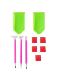 Resim Zcjb Dıy Elmas Boyama Aksesuarları Çapraz Dikiş Nakış Kalem Tepsisi Tutkal Seti -118530 