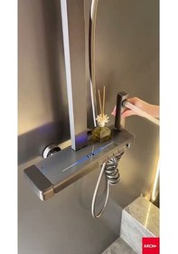 Resim Boheme Fleko Active Antrasit Gri Full Fonksiyon Dijital Dereceli Ekran Duş Sistemi Diğer 