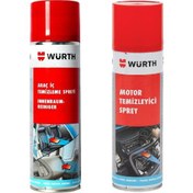 Resim Würth Motor Temizleyici Sprey + Araç Içi Temizleyici Sprey 500 ml 