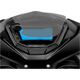 Resim Gp Kompozit Hero Dash 125 2023-2024 Uyumlu Motosiklet Ekran Koruyucu Şeffaf 