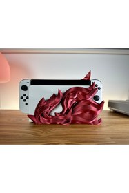 Resim Baskı Maskı Alev Tasarımlı Switch Dock Standı 