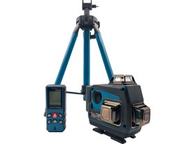 Resim Fixonic B.h.d. BHD03 360° 16 Lens Şarjlı Yeşil Lazer Hizalama ve 80MT Lazermetre Çantalı Set 