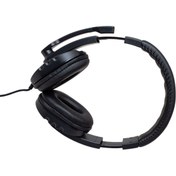 Resim POEBGO FAMİLY'S HELLO HL-5351 3.5MM STEREO KABLOLU LEDLİ MİKROFONLU OYUNCU KULAKLIK SİYAH (5162) 