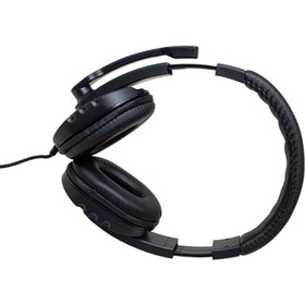 Resim POEBGO FAMİLY'S HELLO HL-5351 3.5MM STEREO KABLOLU LEDLİ MİKROFONLU OYUNCU KULAKLIK SİYAH (5162) 