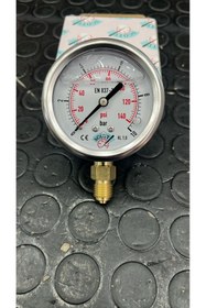 Resim SCOTT 63x10bar alltan gliserinli manometre 