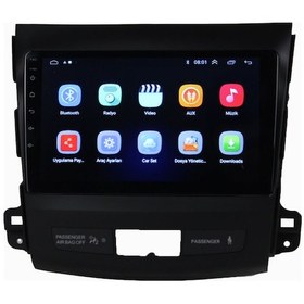 Resim Mitsubishi Outlander / Peugeot 4007 2008-2012 9 inç 8-64 GB PRO Android Carplay Multimedya 