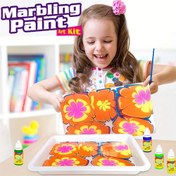 Resim Funwins Gençler İçin Suluboya Sanat Seti - 6/12 Renkli Türk Mermer Desenli El Sanatları Seti, Doğum Günü, Cadılar Bayramı, Noel, Şükran Günü & Yeni Yıl Hediyeleri İçin Mükemmel, Kış, Yeni Yıl İçin Mükemmel 