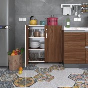 Resim Kenzlife 2 kapılı dolap çilem 088*070*032 cvz kilitli tekerlekli banyo mutfak ofis kitaplık ayakkabılık kiler 