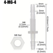 Resim Tongdashop 5 Adet M6-m10 Pp Vida Altıgen Somun - Akvaryum Ve Teras Bağlantıları 