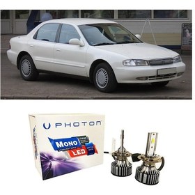 Resim Kia Clarus Led Xenon Uzun + Kısa Far Ampulü H4 Mono Yeni Seri Beyaz 