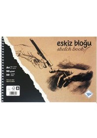 Resim Art Liva Eskiz ve Çizim Defteri Spiralli 50 Sayfa A4 90 G 